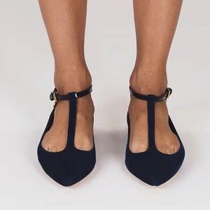 Tory Burch Ashton T Strap Flat